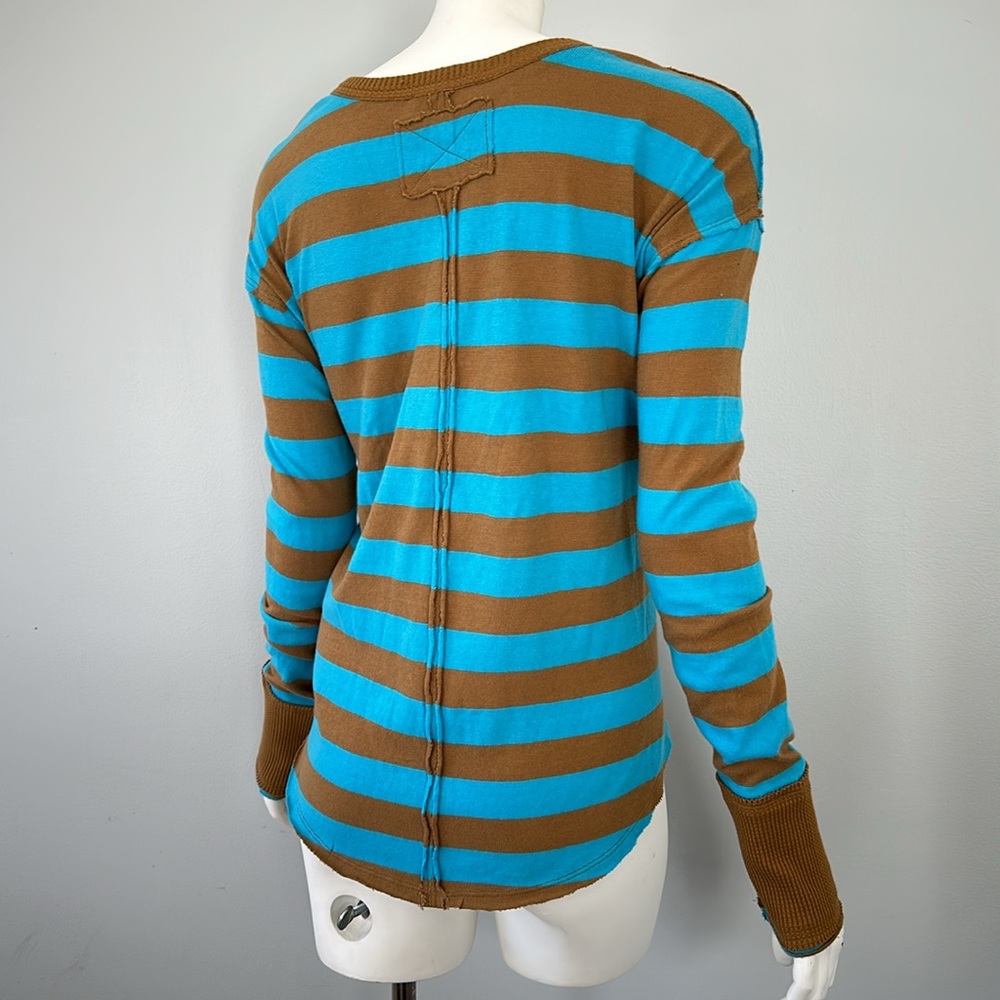 We The Free Sail Away Long Sleeve Tee Savannah Blue Combo NWOT - Picture 11 of 14